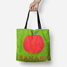 Load image into Gallery viewer, Apple/Banana Art Tote