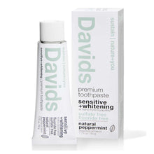 Load image into Gallery viewer, Davids Travel Size Premium Toothpaste Minis