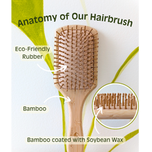 Load image into Gallery viewer, Bamboo Hair Brush
