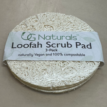 Load image into Gallery viewer, Loofahs Pads 3-Pack