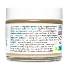 Load image into Gallery viewer, Uncle Harry's All-Natural Toothpaste