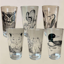 Load image into Gallery viewer, Pint Glasses Featuring Art of The Bowl Maker