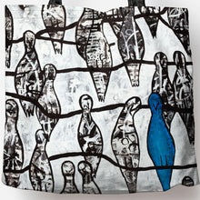 Load image into Gallery viewer, Blue Bird Art Tote