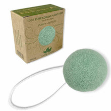 Load image into Gallery viewer, Natural Green Tea Konjac Sponge