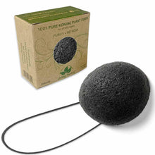 Load image into Gallery viewer, Natural Charcoal Konjac Sponge