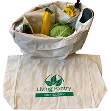 Load image into Gallery viewer, Canvas Tote Bag with Dividers