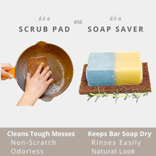 Load image into Gallery viewer, Scrub Pad Bar Soap Saver