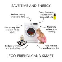 Load image into Gallery viewer, Eco Dryer Balls – All Natural Wool Fabric Softener