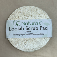 Load image into Gallery viewer, Loofahs Pads 3-Pack

