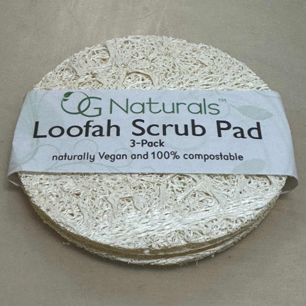 Loofahs Pads 3-Pack