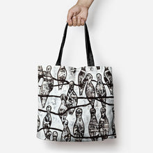 Load image into Gallery viewer, Blue Bird Art Tote
