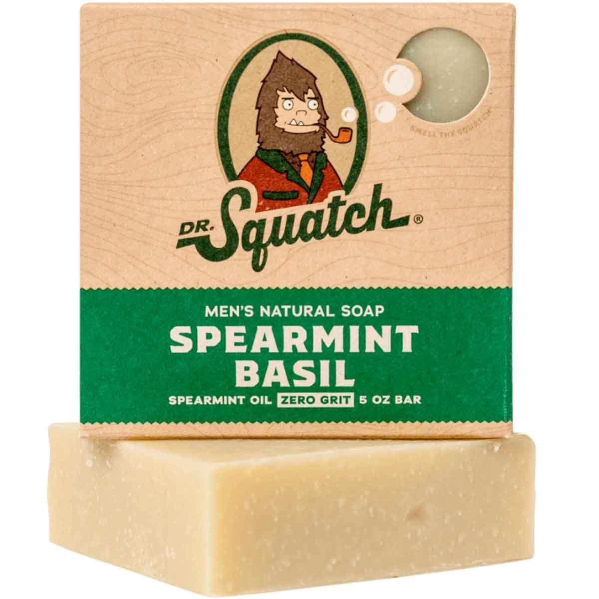 Dr. Squatch All Natural Bar Soap for Men with Medium Grit - Birchwood Breeze