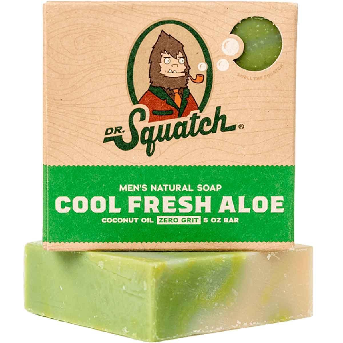 Dr. Squatch All Natural Bar Soap for Men with Heavy Grit, 3 Pack, Pine Tar