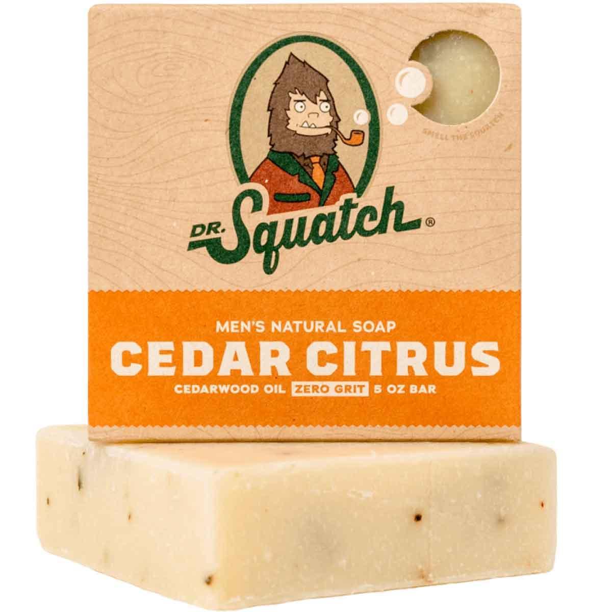 Dr. Squatch All Natural Bar Soap for Men with Zero Grit, Cool Fresh Aloe
