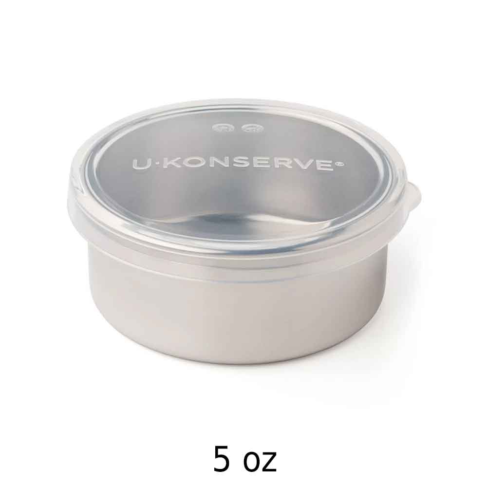 Stainless Steel Food Storage Containers - Round Singles