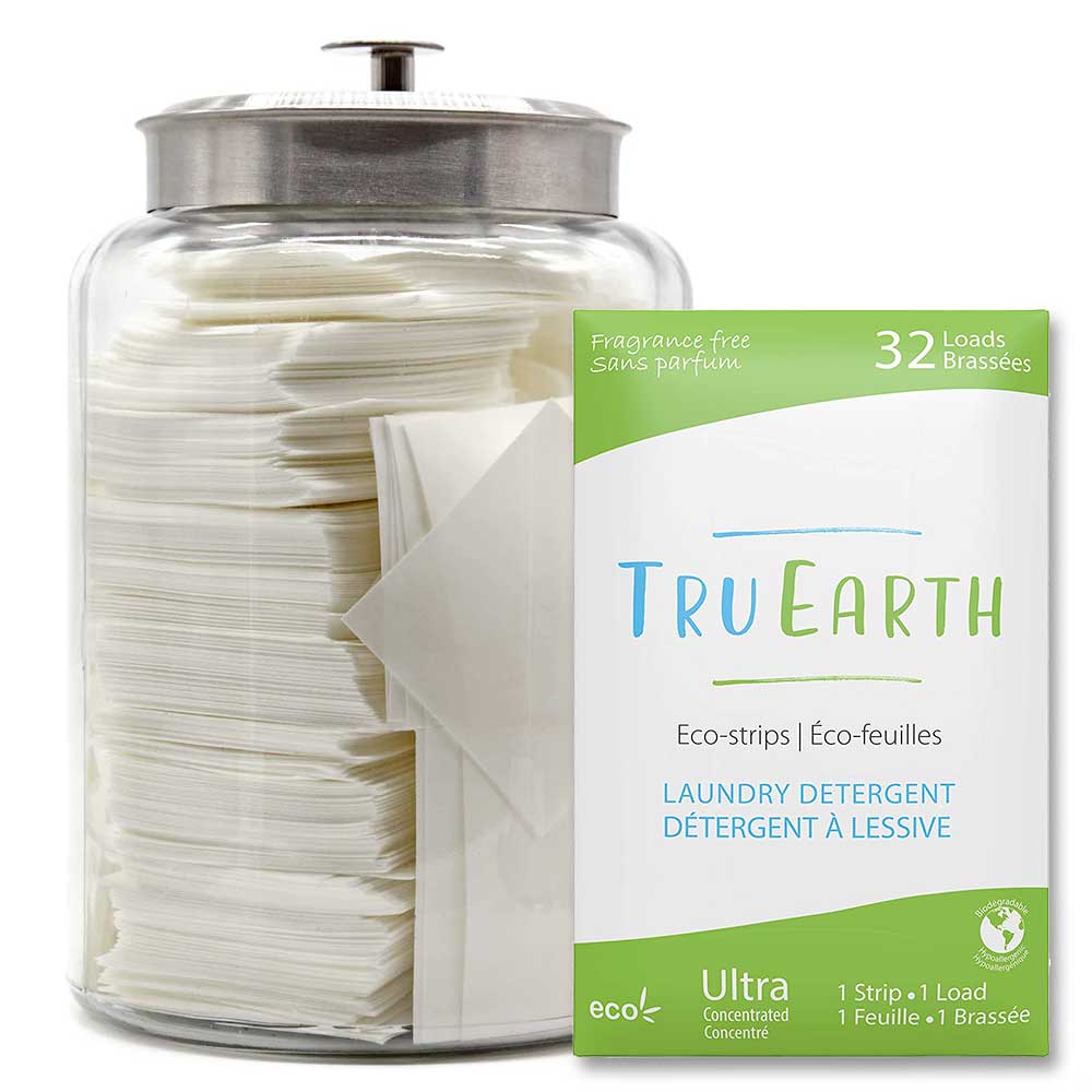 Tru Earth - Détergent à lessive en feuille - Platinum sans odeur 64