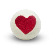 Load image into Gallery viewer, Wool Eco Dryer Balls – Heart Needle Felted
